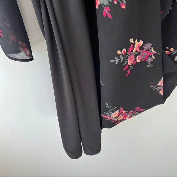 WHBM Bell-Sleeve Floral Printed Soft Dress XL - Picture 7 of 9